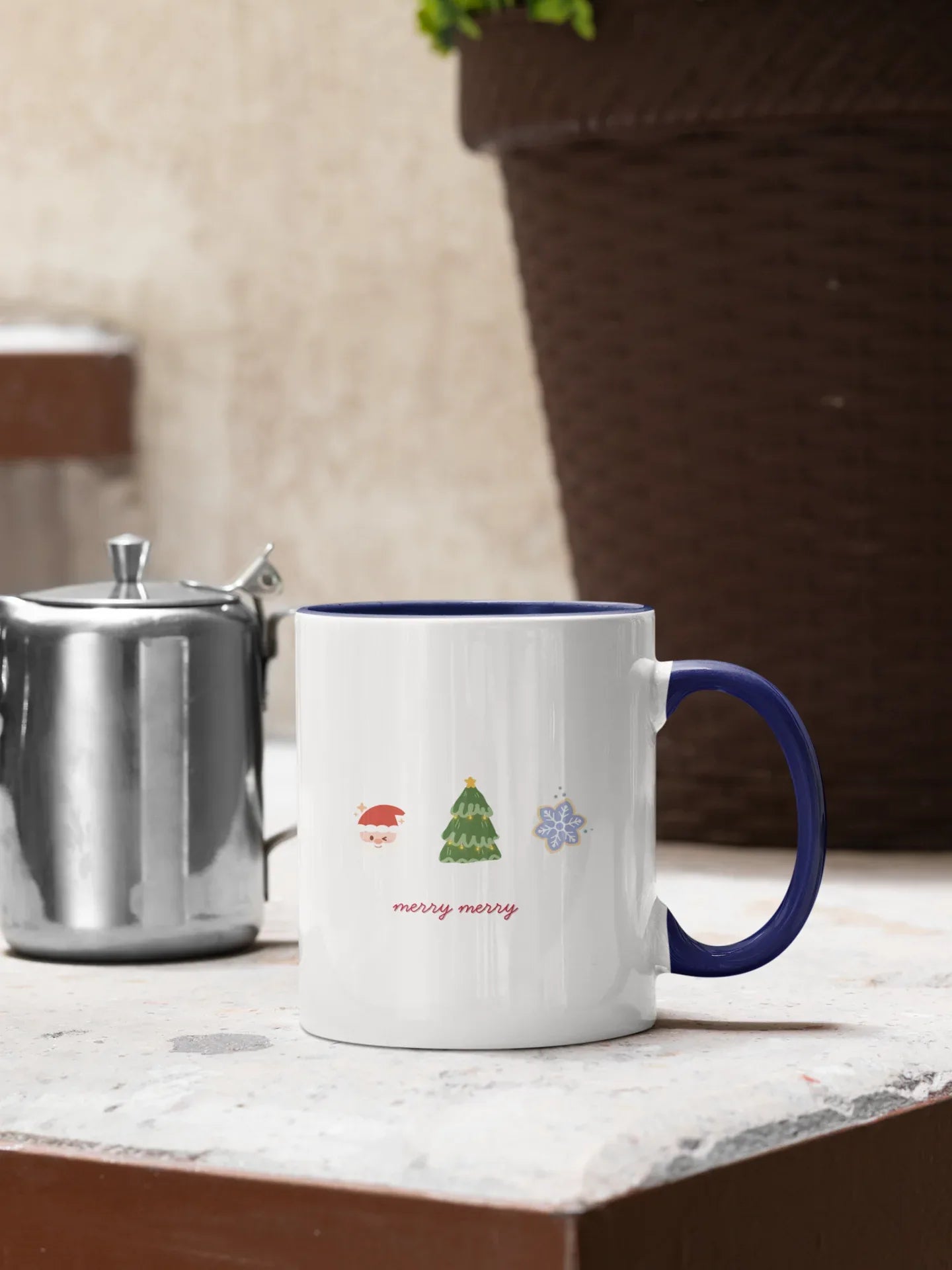Merry Merry Christmas Mug (Ceramic, 330ml) - curledeyes