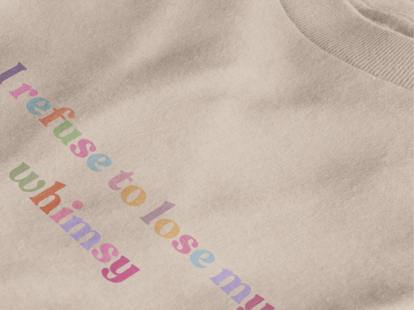 My Whimsy Oversized Luxe Tee (Cotton, Unisex)
