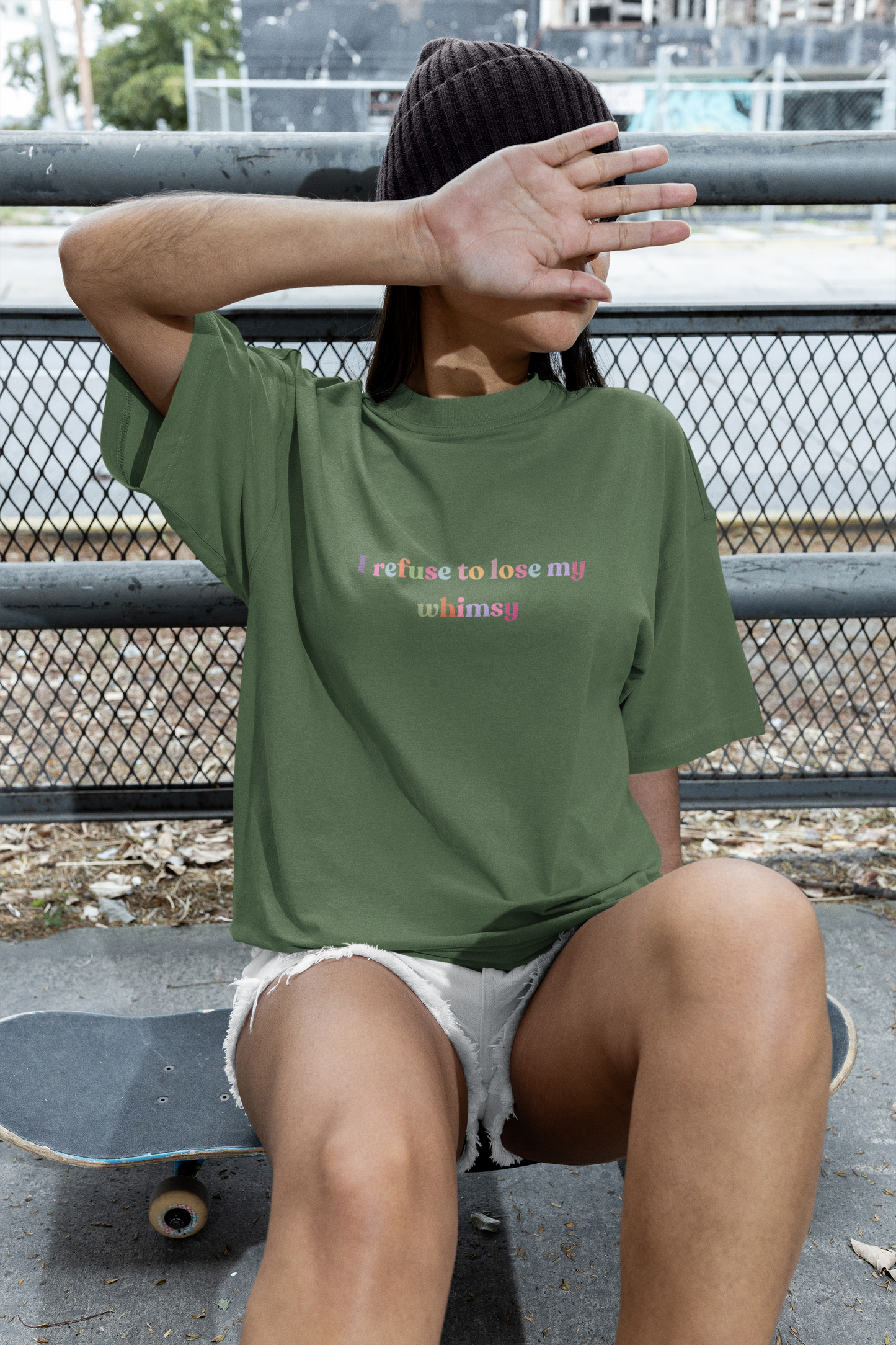 My Whimsy Oversized Luxe Tee (Cotton, Unisex)