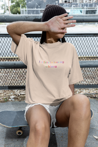 My Whimsy Oversized Luxe Tee (Cotton, Unisex)