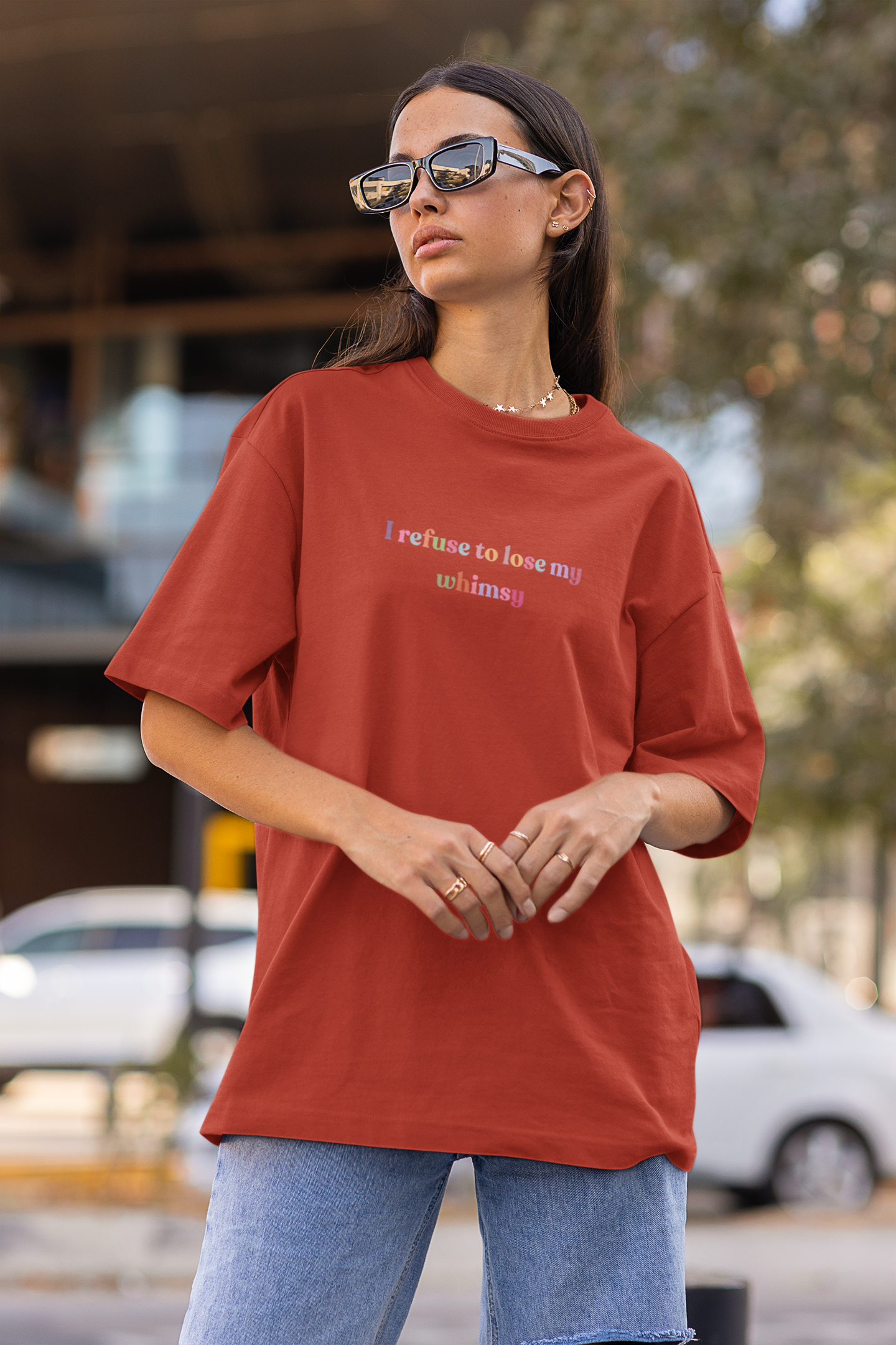 My Whimsy Oversized Luxe Tee (Cotton, Unisex)