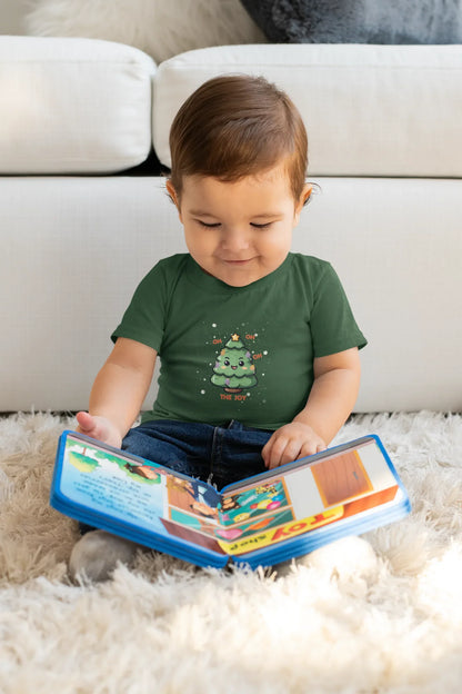 Oh The Joy Kids Christmas T-shirt (Unisex, Cotton) - curledeyes