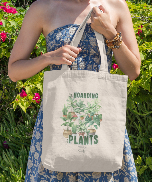 Plant Hoarder Tote Bag (Cotton Canvas)