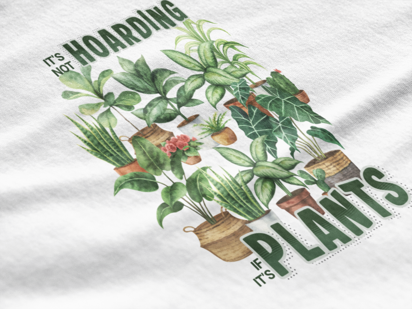 Plant Hoarder Oversized Luxe Tee (Cotton, Unisex)