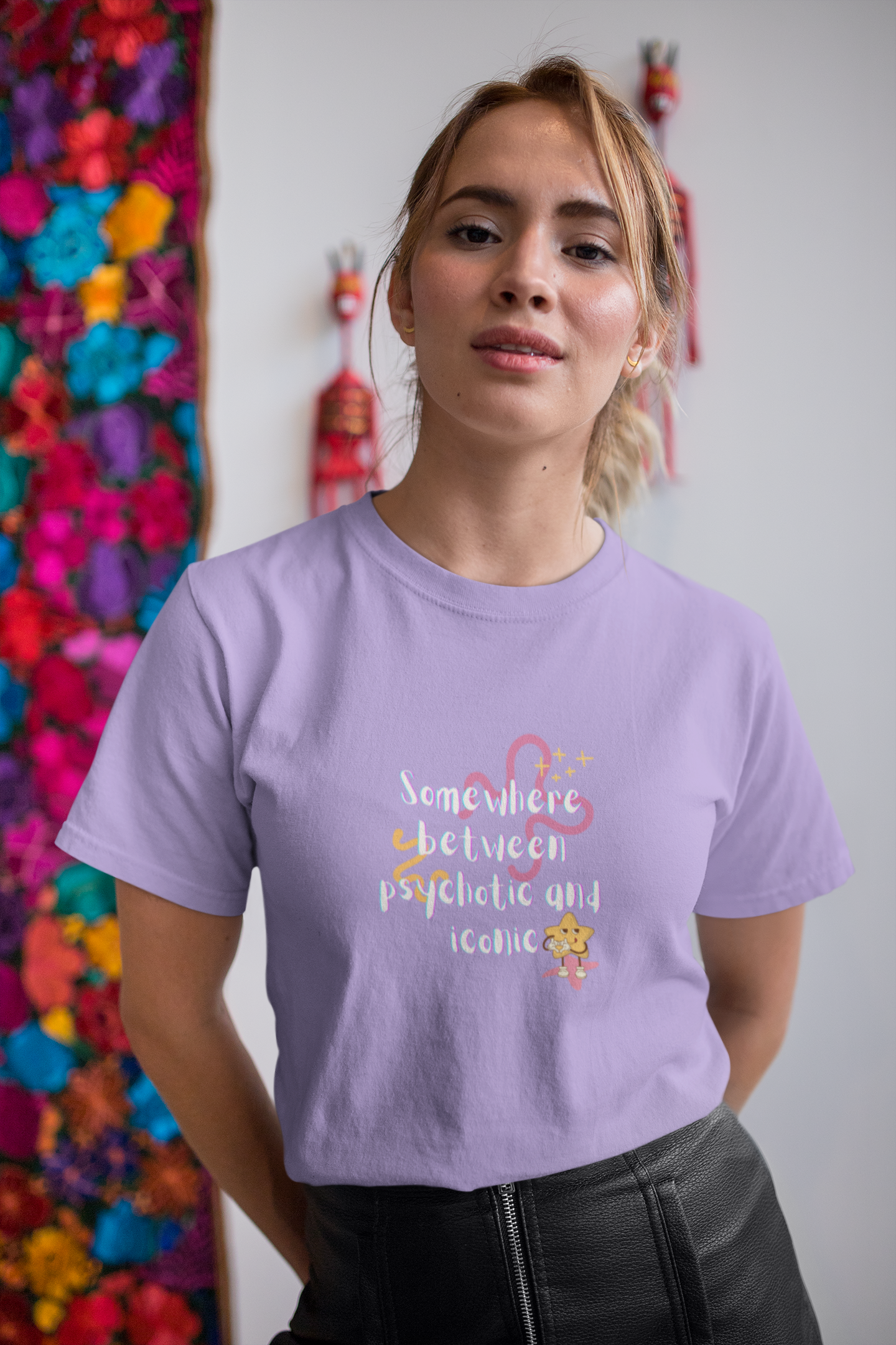 Psychotic but Iconic Cotton Tee (Cotton, Unisex)