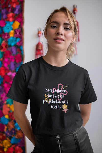 Psychotic but Iconic Cotton Tee (Cotton, Unisex)