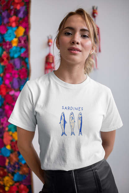 Sardines Cotton Tee (Cotton, Unisex)