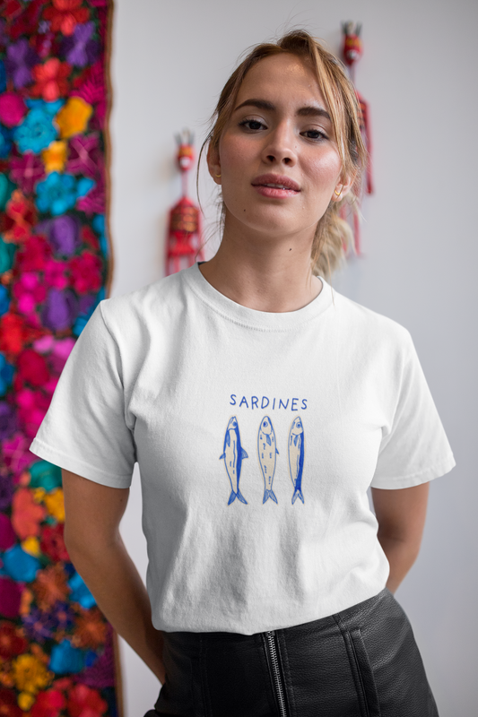 Sardines Cotton Tee (Cotton, Unisex)
