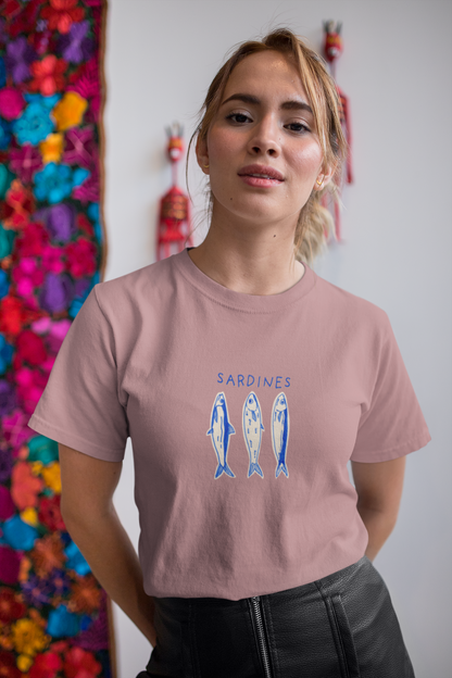 Sardines Cotton Tee (Cotton, Unisex)