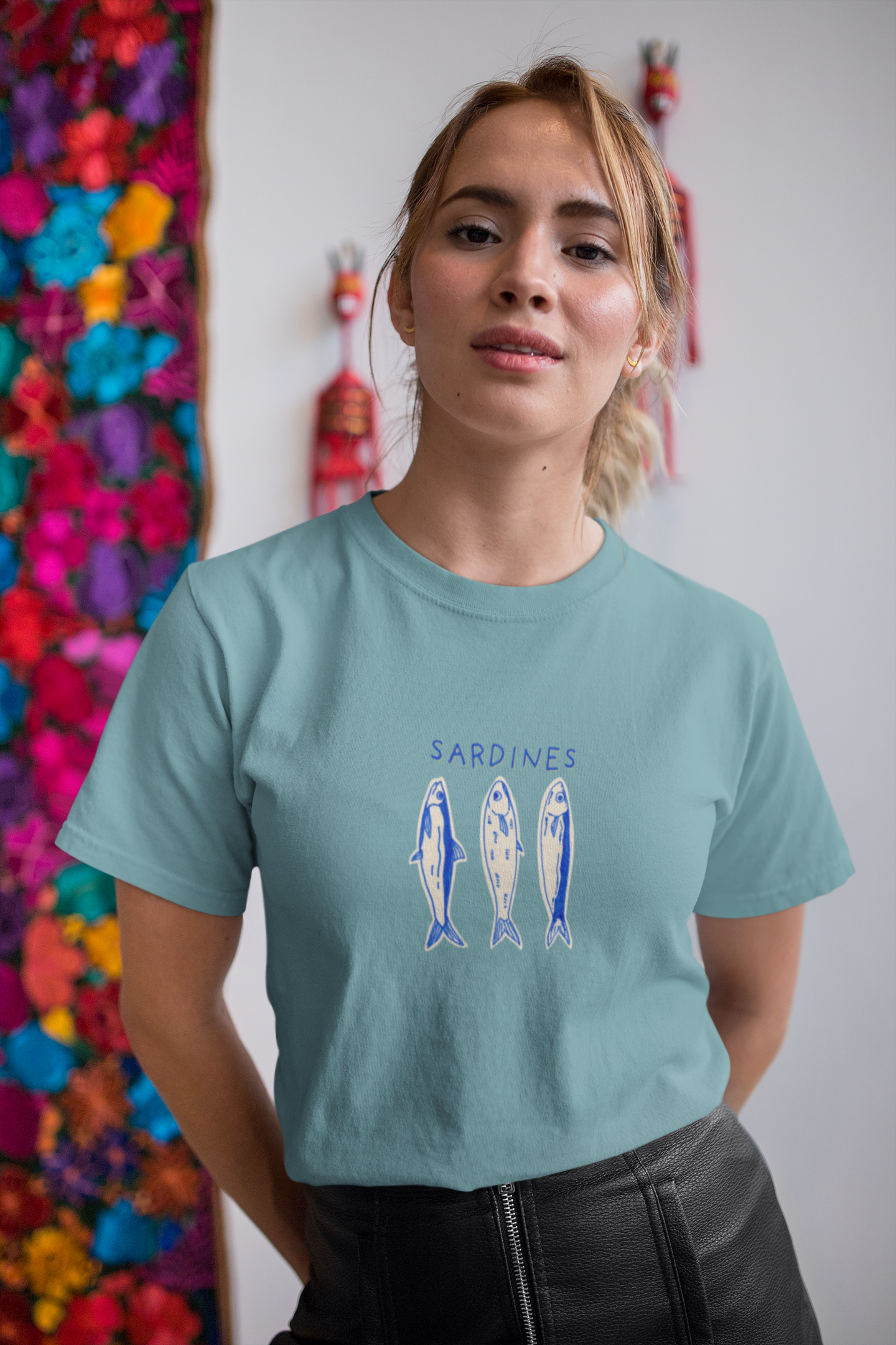 Sardines Cotton Tee (Cotton, Unisex)