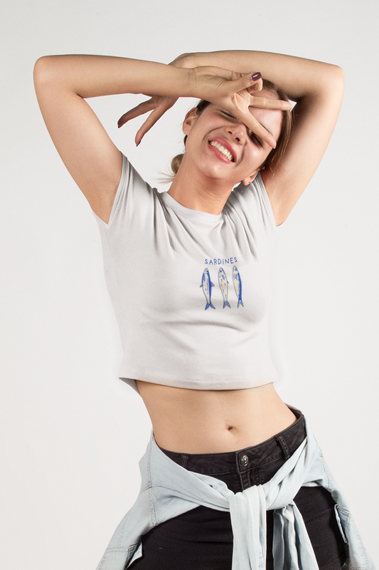 Sardines Crop Top