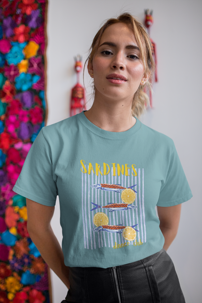 Sardines Dinner Club Cotton Tee (Cotton, Unisex)