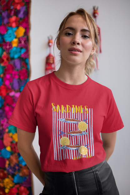 Sardines Dinner Club Cotton Tee (Cotton, Unisex)