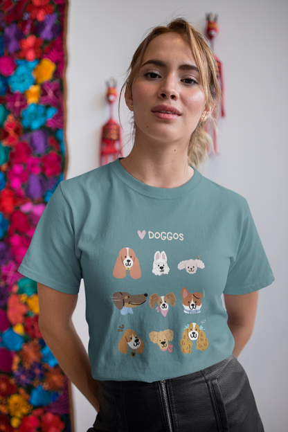 Love Doggos Tee (Unisex fit, Cotton)