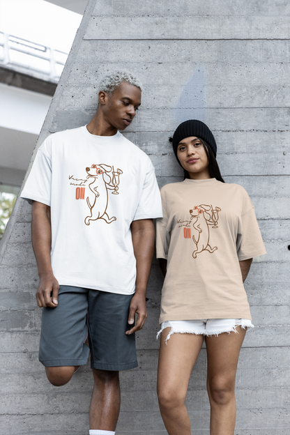 Vacay Mode ON Oversized Luxe Tee (Cotton, Unisex)