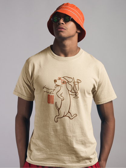 Vacay Mode ON Cotton Tee (Cotton, Unisex)