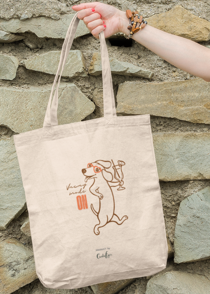 Vacay Mode ON Tote Bag (Cotton Canvas)