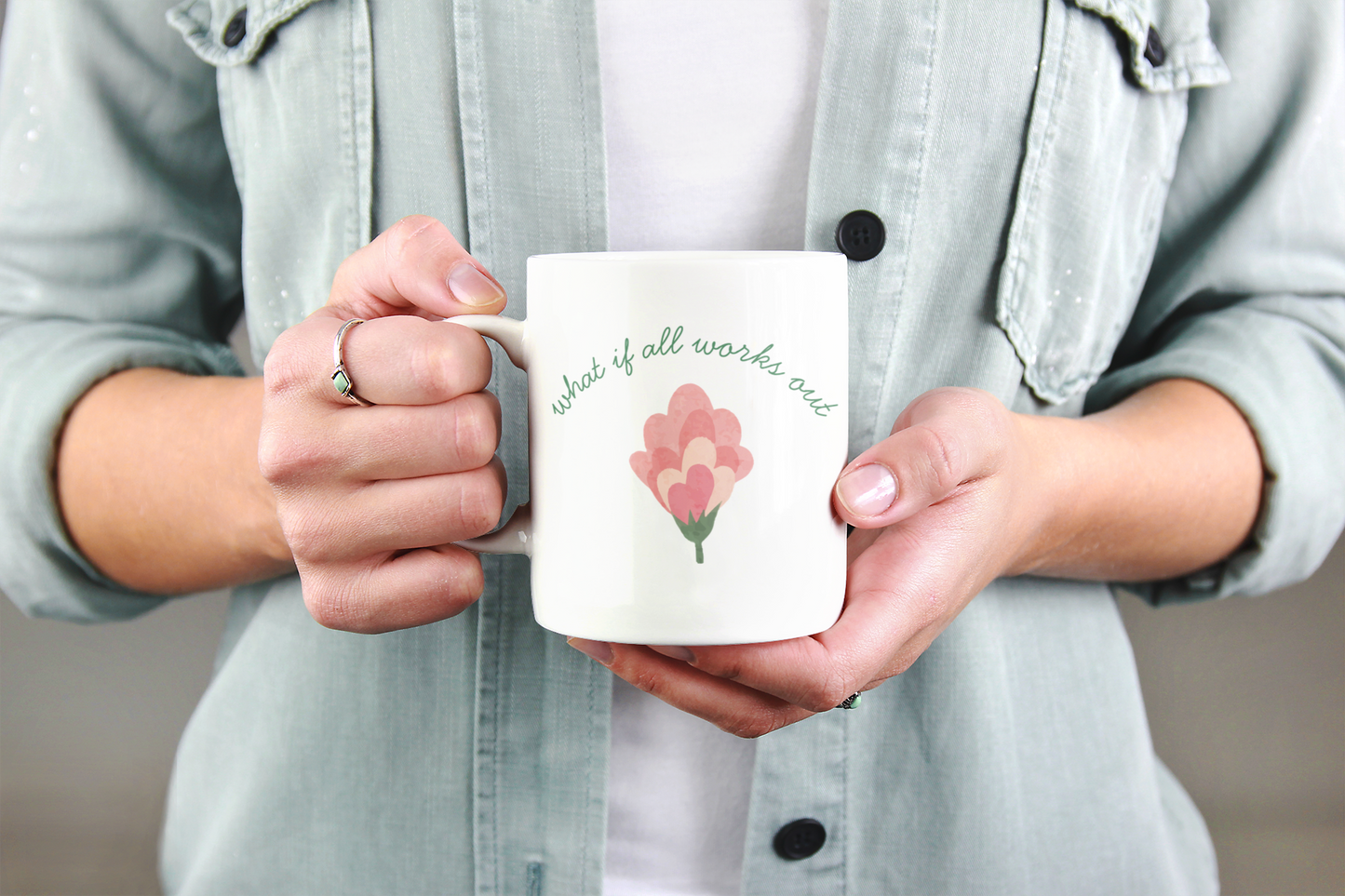 What if it all works out Ceramic Mug, 330ml