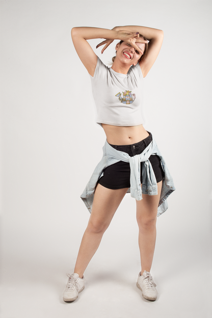 Whimsy Book Store Crop Top