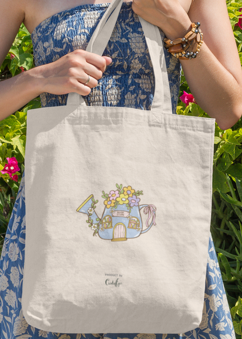 The Readers & Plant Lovers Tote Set (Cotton Canvas)