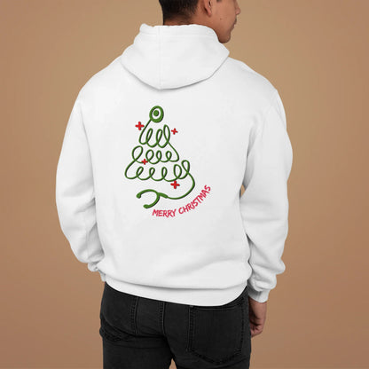 Doctor Christmas Tree Hoodie (Unisex, Cotton) - curledeyes