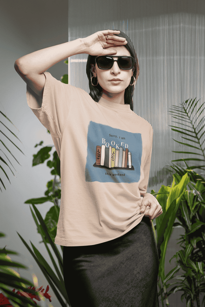 Booked for the Weekend : Oversized Luxe Tee (unisex)