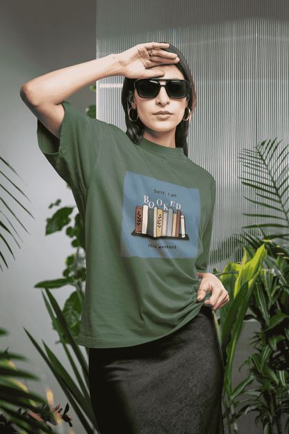 Booked for the Weekend : Oversized Luxe Tee (unisex)