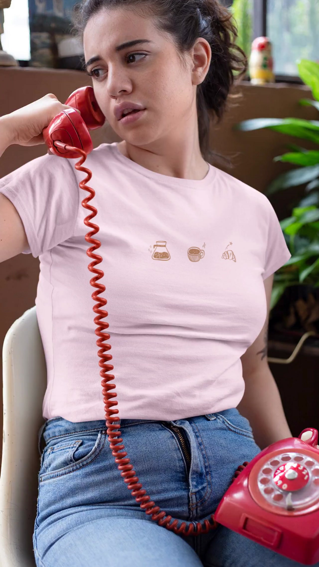 Brewing Breakfast Tee (Woman fit, Cotton)