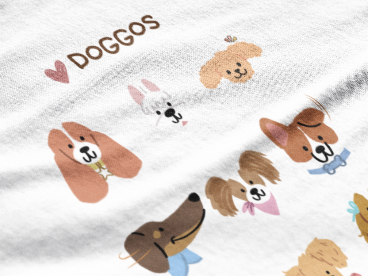 Love Doggos Tee (Unisex fit, Cotton)