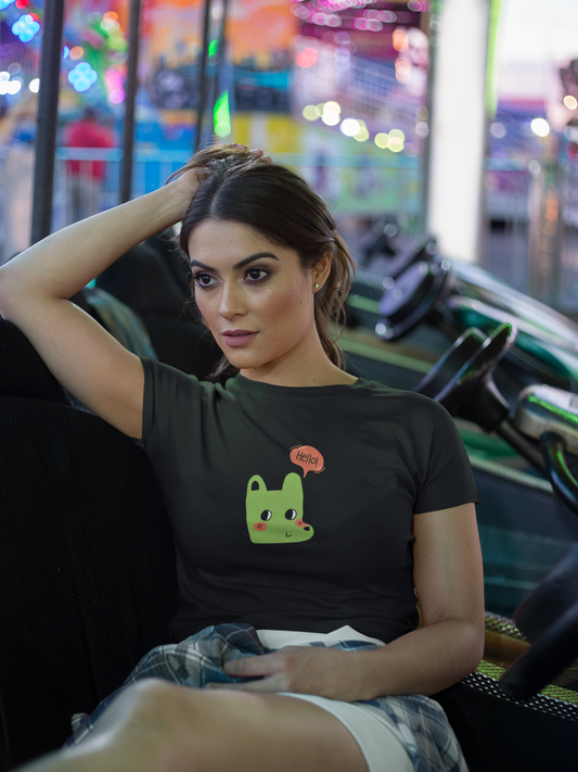 Hello Dog Crop Top