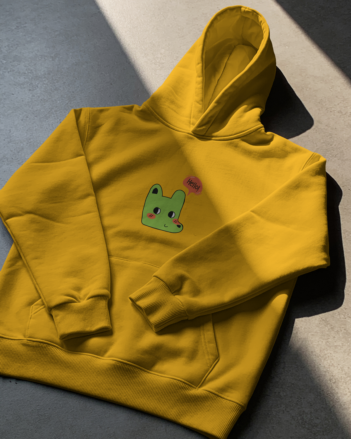 Hello Dog Hoodie (Unisex, Cotton)