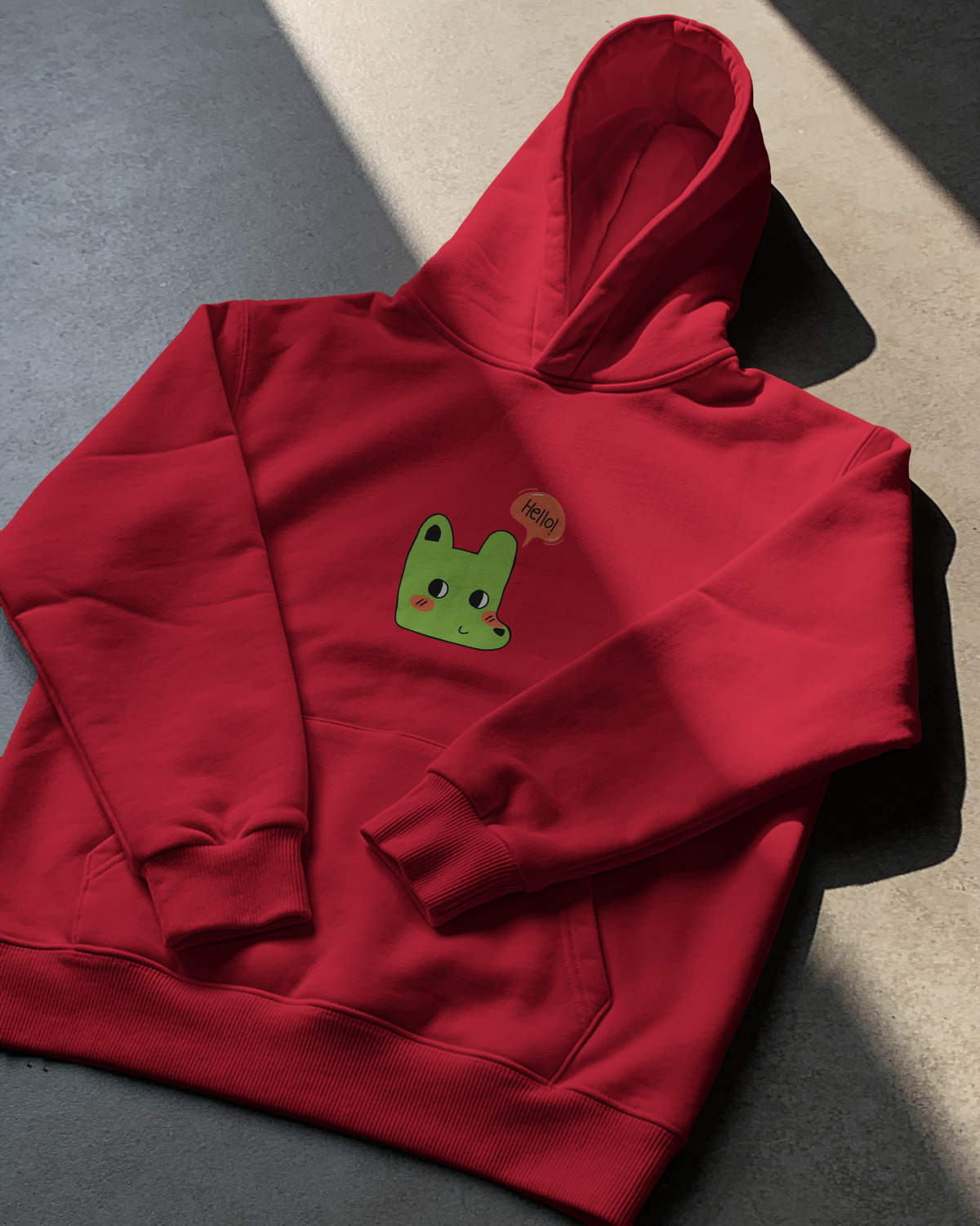 Hello Dog Hoodie (Unisex, Cotton)