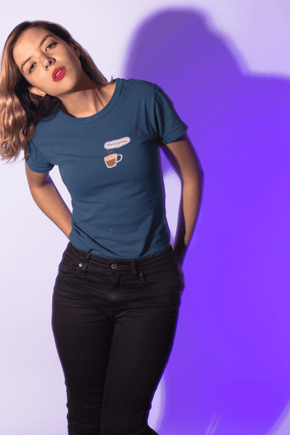 More Espresso : Round Neck Tee