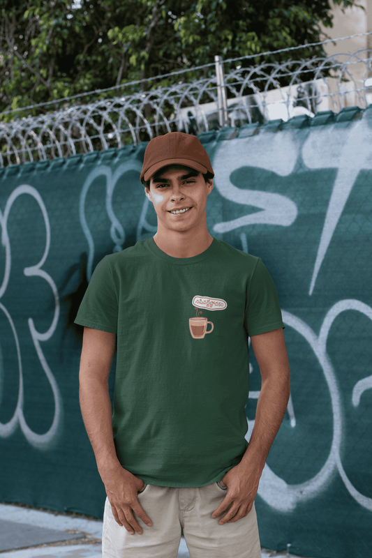 More Espresso (in Telugu) : Round Neck Tee (straight fit)