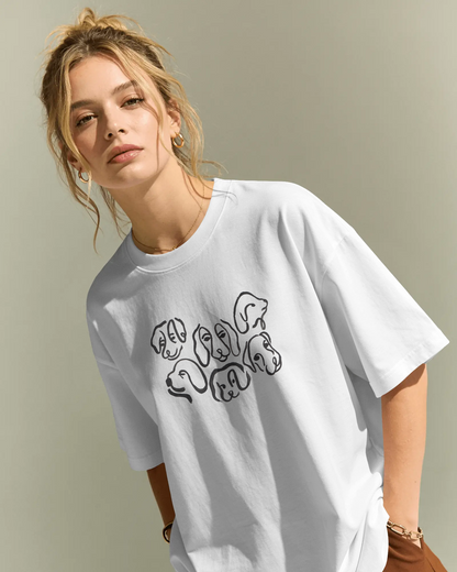Doggos Tee (Unisex-Oversized, Cotton)