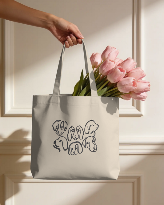 Doggos Tote (Cotton canvas)