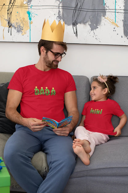 Mama & Kid and Dada & Kid Christmas (Cotton) - curledeyes