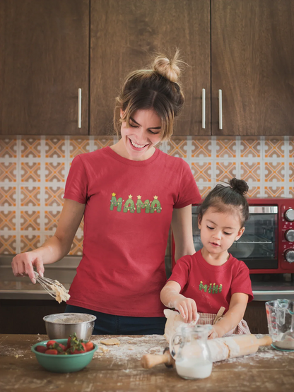 Mama & Kid and Dada & Kid Christmas (Cotton) - curledeyes