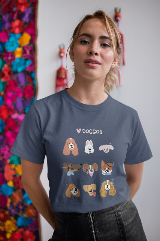 Love Doggos Tee (Unisex fit, Cotton)