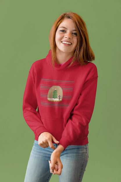 Christmas State of Mind Hoodie (Unisex, Cotton) - curledeyes