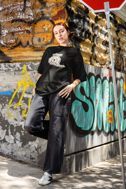 Adopt, Don't Shop Dog Oversized Tee (Unisex, Luxe Cotton)