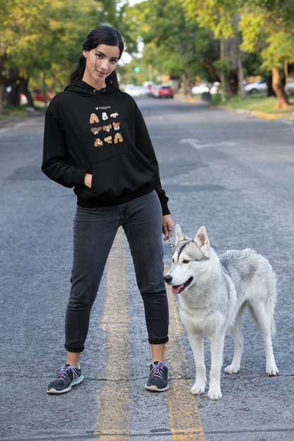 Love Doggos Hoodie (Unisex fit, Cotton)