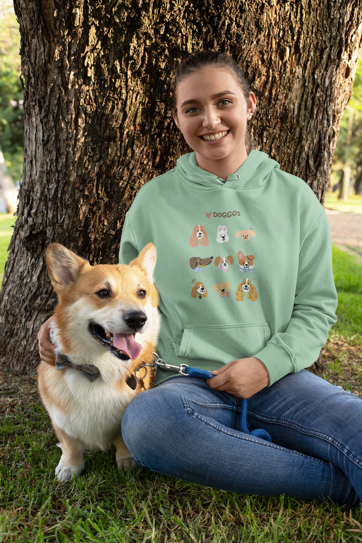Love Doggos Hoodie (Unisex fit, Cotton)