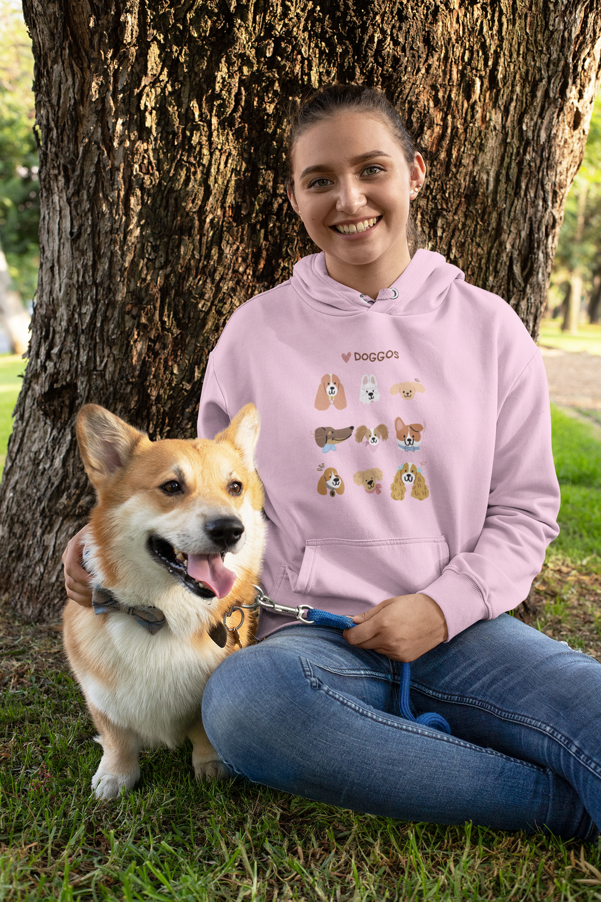 Love Doggos Hoodie (Unisex fit, Cotton)