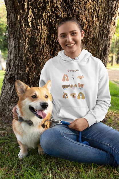 Love Doggos Hoodie (Unisex fit, Cotton)