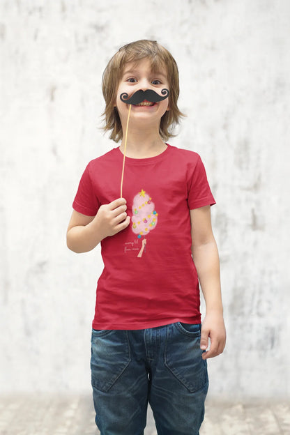 Merry Lil Floss-mas Kids Christmas T-shirt (Unisex, Cotton) - curledeyes