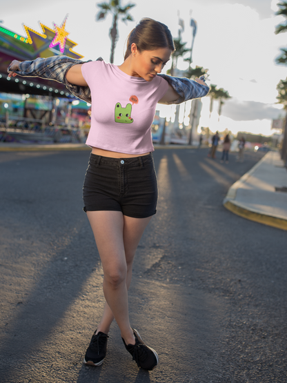 Hello Dog Crop Top